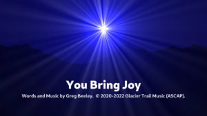 You Bring Joy